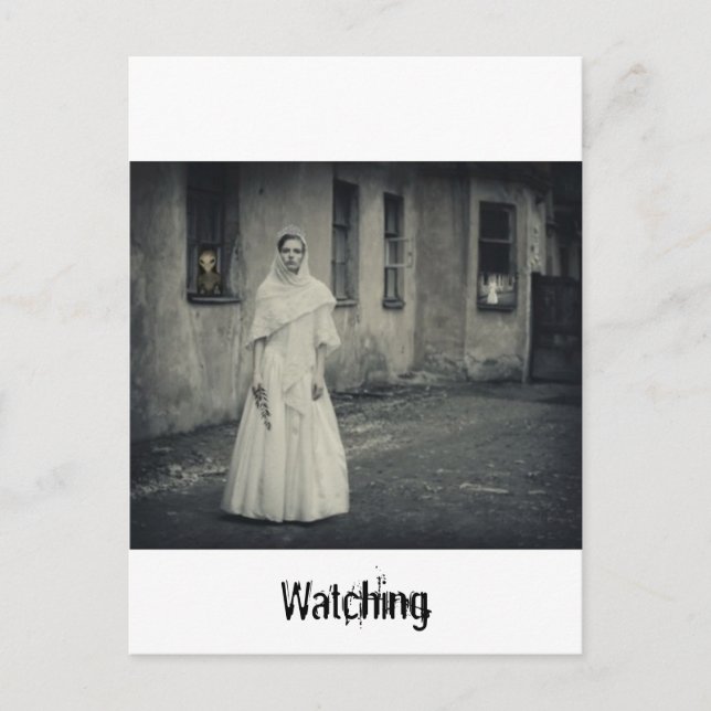 Cartão Postal Cartão-postal de alienígena (Frente)