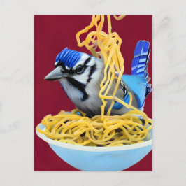 Cartão Postal Cartão-postal de alimentação Bluejay