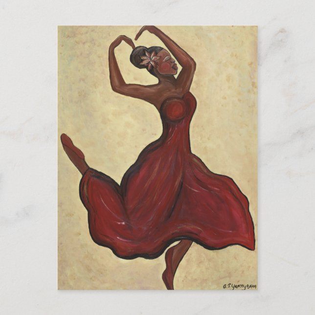 Cartão Postal Cartão-postal de Alma em Movimento (Frente)