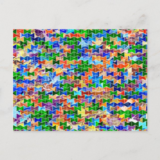 Cartão Postal Cartão-postal de alternância de Bowties (Frente)