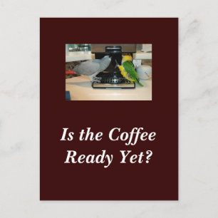 Cartão Postal Cartão-postal de Amigos do Café e Cinzas Africanas