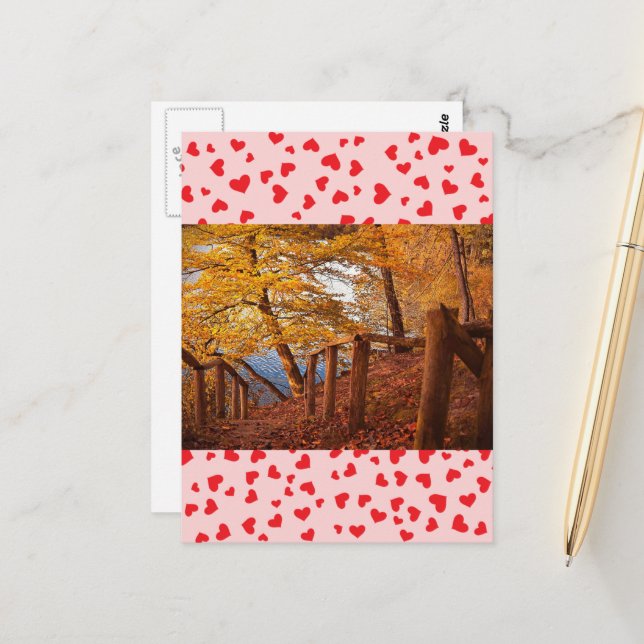 Cartão Postal Cartão-postal de amor (Frente/Verso In Situ)