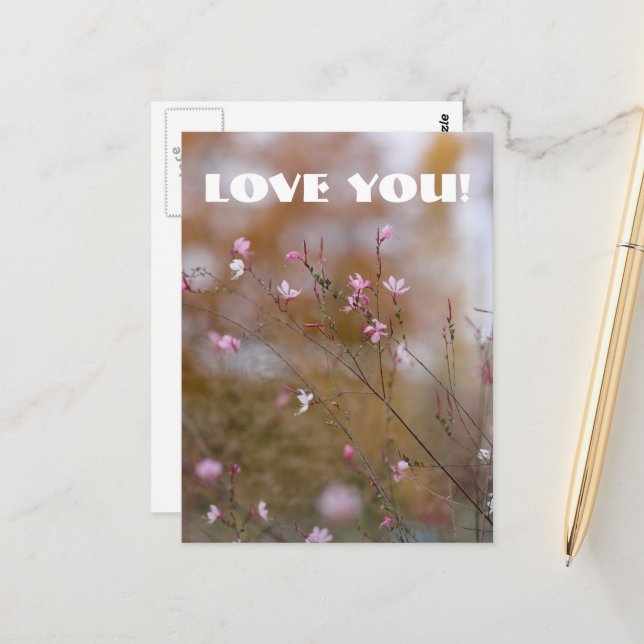Cartão Postal Cartão-postal de amor (Frente/Verso In Situ)
