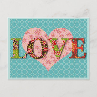 Cartão Postal Cartão-postal de amor