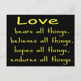 Cartão Postal Cartão-postal de amor