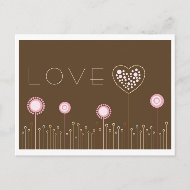 Cartão Postal Cartão-postal de amor (Frente)