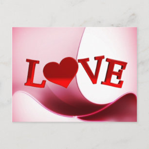 Cartão Postal Cartão-postal de amor