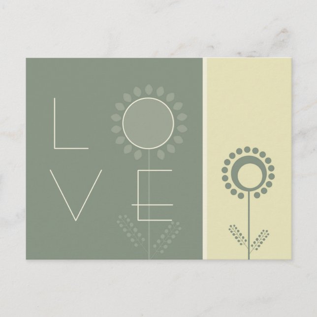 Cartão Postal Cartão-postal de amor (Frente)