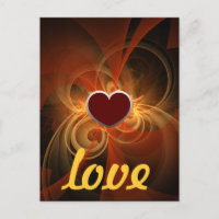 Cartão-postal de Amor Magia da Manhã