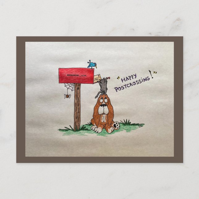 Cartão Postal Cartão-postal de animais (Frente)