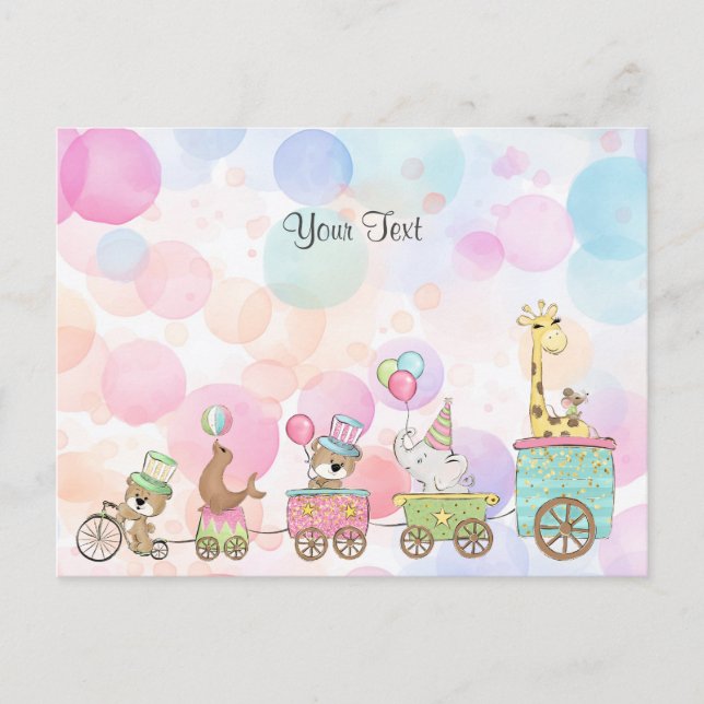 Cartão Postal Cartão-Postal de Animais de Circo (Frente)