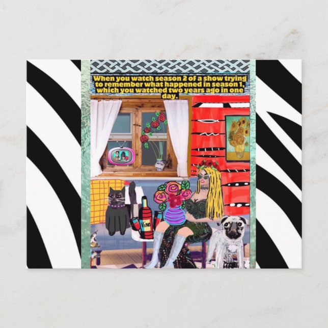 Cartão Postal Cartão-postal de aniversário (Frente)