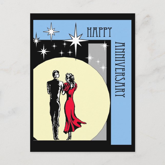 Cartão Postal Cartão-postal de aniversário feliz (Frente)