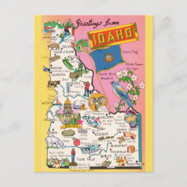 Cartão Postal Cartão-Postal de Anúncio de Movimentação do Mapa I