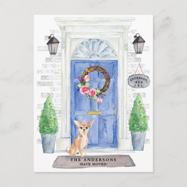 Cartão Postal Cartão-postal de anúncio em movimento Chihuahua (Frente)