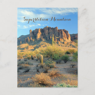 Cartão Postal Cartão-postal de Arizona Superstition Mountain