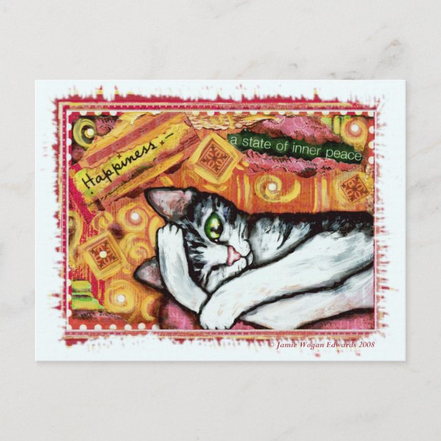 Cartão Postal Cartão-postal de Art Cat (Frente)