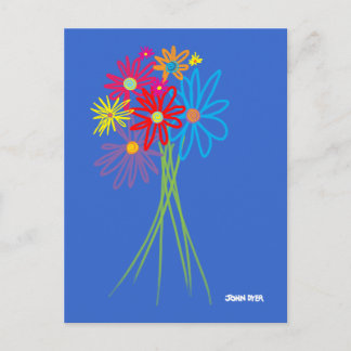 Cartão Postal Cartão-postal de arte: Bunch Flor