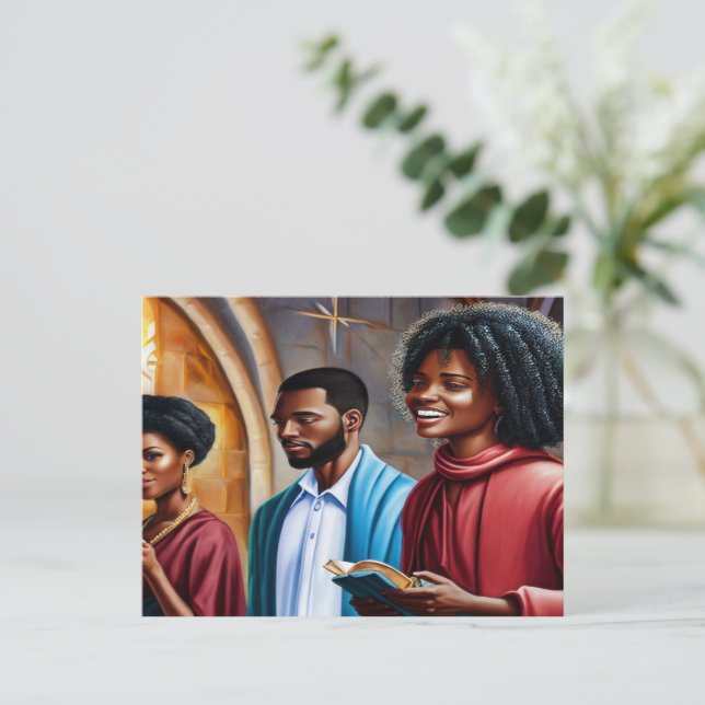 Cartão Postal Cartão-postal de Arte Cristã da Igreja Folha 2 (Em pé/Frente)