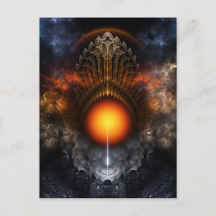 Cartão Postal Cartão-postal de Arte Fratural Dream Orb