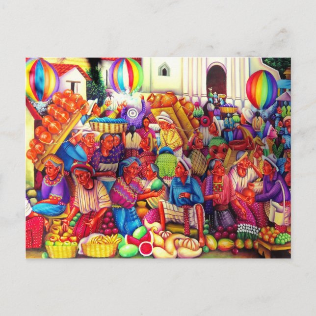 Cartão Postal Cartão-postal de Arte Guatemala (Frente)