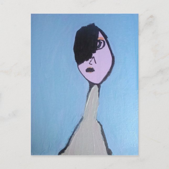 Cartão Postal Cartão-postal de Arte Inspirado (Frente)