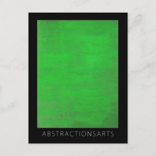 Cartão Postal Cartão-postal de arte moderna verde