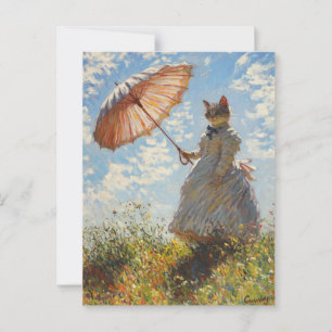 Cartão Postal Cartão-postal de arte Monet Vintage