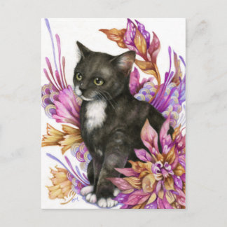 Cartão Postal Cartão-postal de arte Tuxedo