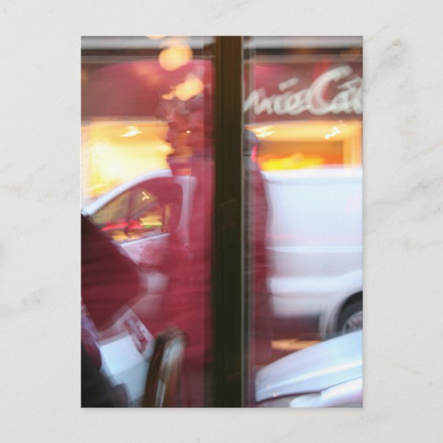 Cartão Postal Cartão-postal de Atmosfera Parisiense em Movimento (Frente)