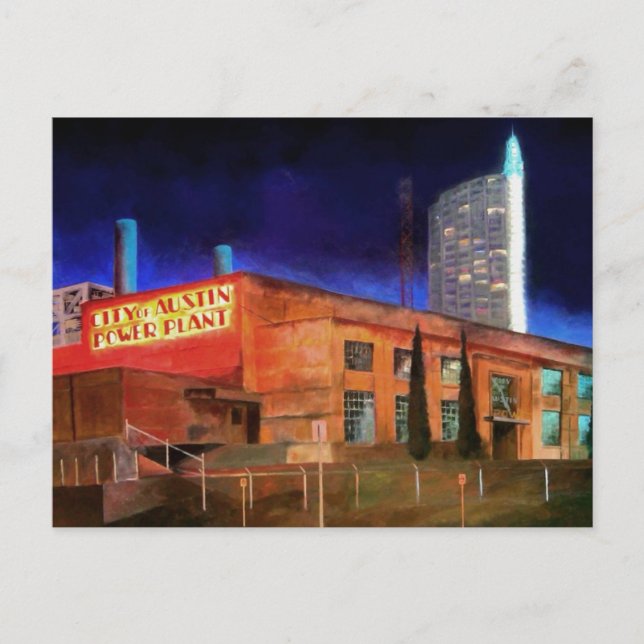 Cartão Postal Cartão-postal de Austin, Texas (Frente)