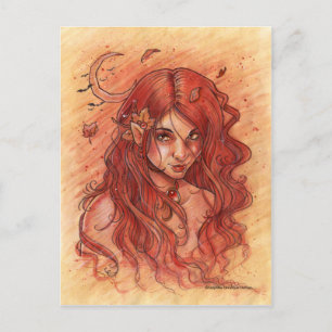 Cartão Postal Cartão-postal de Autumn Moon