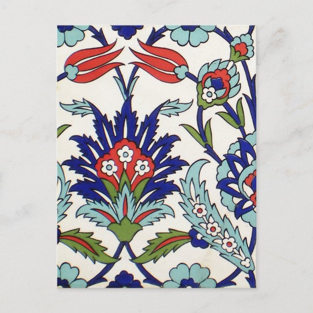Cartão Postal Cartão-postal de azulejo turco (Frente)