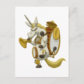 Cartão Postal Cartão-postal de Banda One-Unicorn