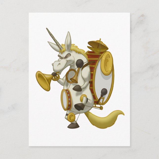 Cartão Postal Cartão-postal de Banda One-Unicorn (Frente)