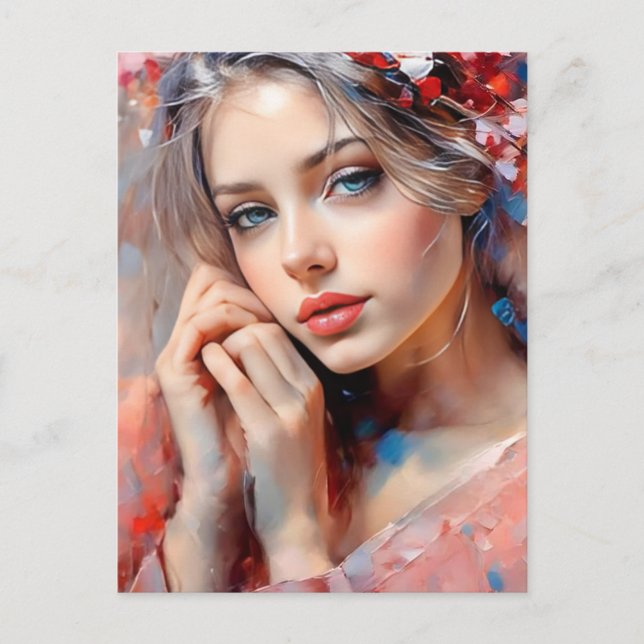 Cartão Postal Cartão-postal de beleza etérea (Frente)