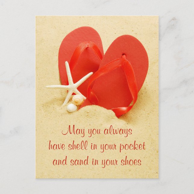 Cartão Postal Cartão-postal de bênção de verão (Frente)