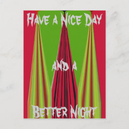 Cartão Postal Cartão-postal de boa manhã - Modelo horizontal