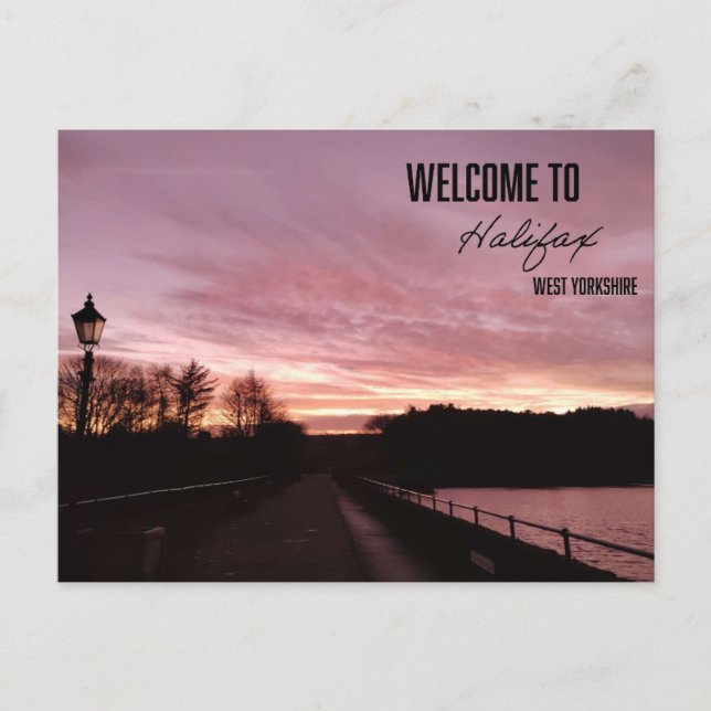 Cartão Postal Cartão-postal de Boas-vindas ao Ogden Water em Hal (Frente)