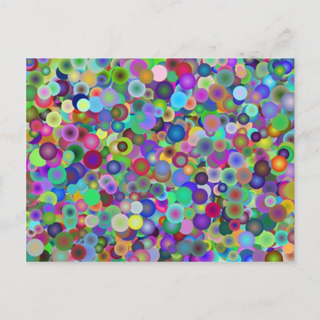 Cartão Postal Cartão-postal de bolhas (Frente)