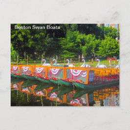 Cartão Postal Cartão-postal de Boston Swan Boats