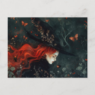 Cartão Postal Cartão-postal de Bruxa Encantada