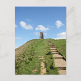 Cartão Postal Cartão-postal de Caminho do Tor Glastonbury