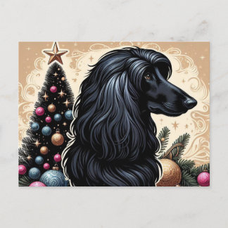 Cartão Postal Cartão-postal de cão afegão