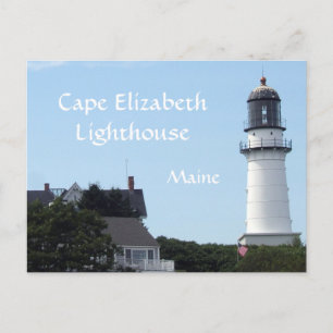 Cartão Postal Cartão-postal de Cape Elizabeth Lighthouse
