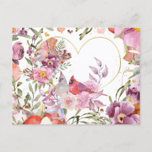 Cartão Postal Cartão-postal de Cardinhos de dia de os namorados