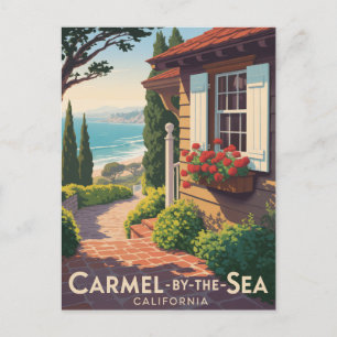 Cartão Postal Cartão-postal de Carmel-by-the-Sea Califórnia