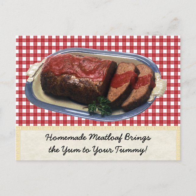 Cartão Postal Cartão-postal de carne caseira (Frente)