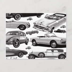 Cartão Postal Cartão-postal de carros clássicos