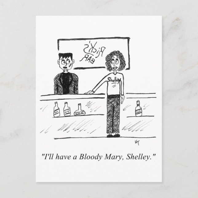 Cartão Postal Cartão-postal de Cartoon Gag (Frente)